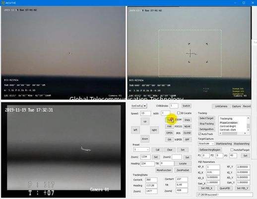 Electronic Optical Device, EOD Multi sensor dome camera with 15km laser range finder Eagle101S